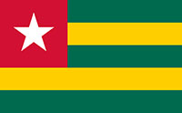 Togo flag Image